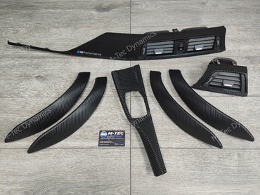 BMW F30 F31 F36 F80 PERFORMANCE STYLE INTERIOR TRIM SET - 3D CARBON