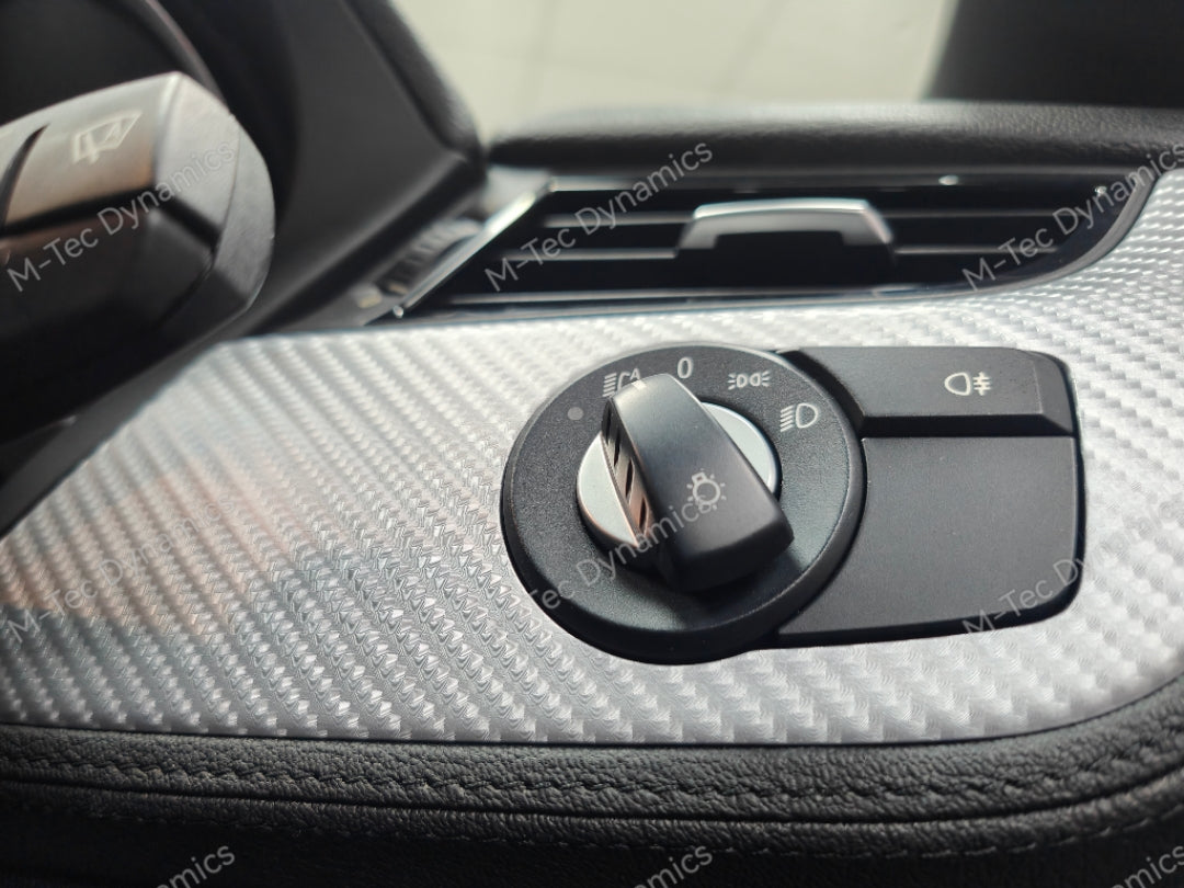 BMW Z4 E89 INTERIOR WRAPPING SERVICE - SILVER 4D CARBON