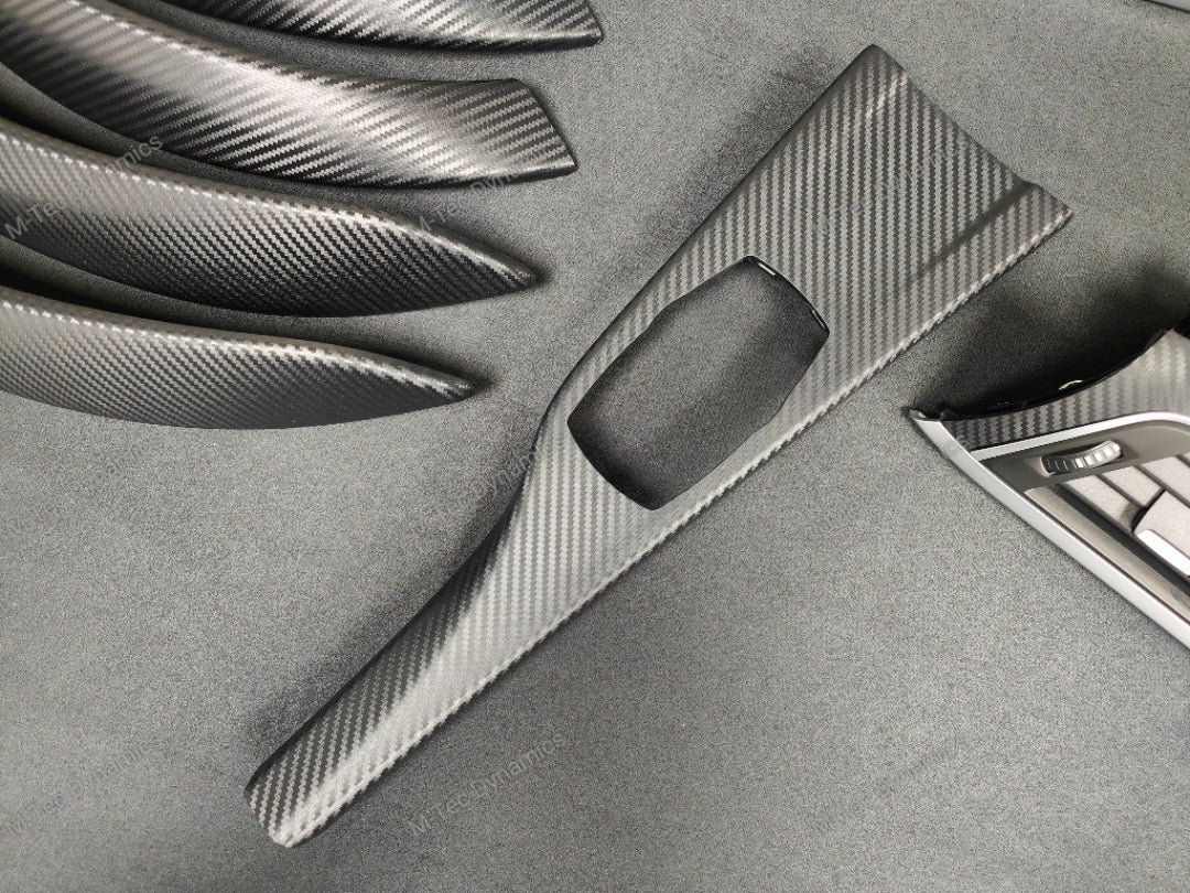 BMW F30 F31 F36 F80 LCI INTERIOR TRIM SET - 3D CARBON / SILVER ACCENT