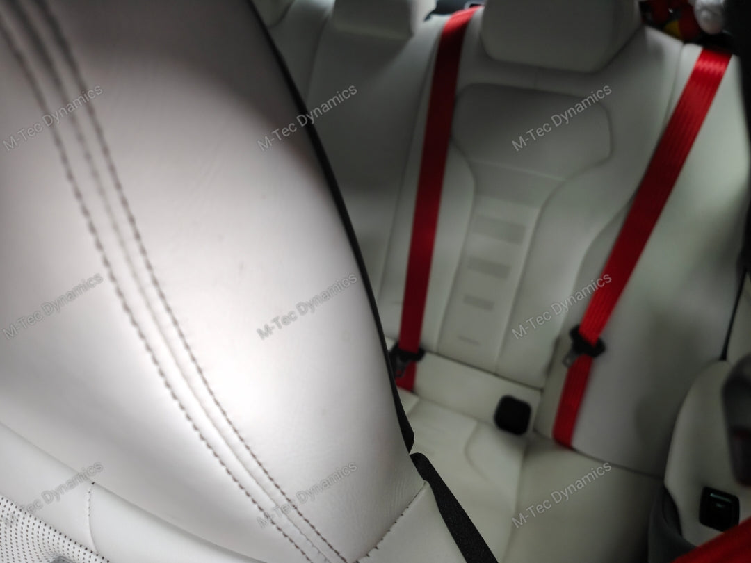 BMW 3-SERIES M3 F80 COLOURED SEAT BELTS - FITTING BASED ON EXCHANGE SERVICE