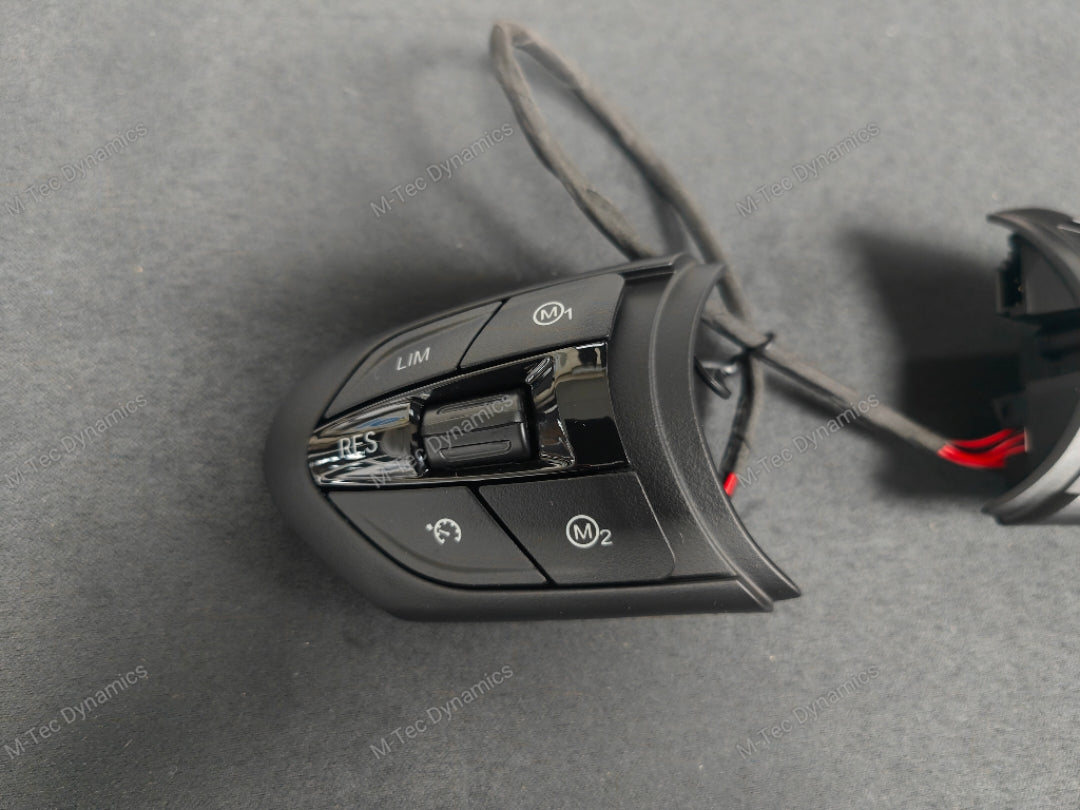 BMW F-SERIES STEERING WHEEL SWITCH PACKS / BUTTONS (GLOSS BLACK ) - M2 M3 M4 M5 M6