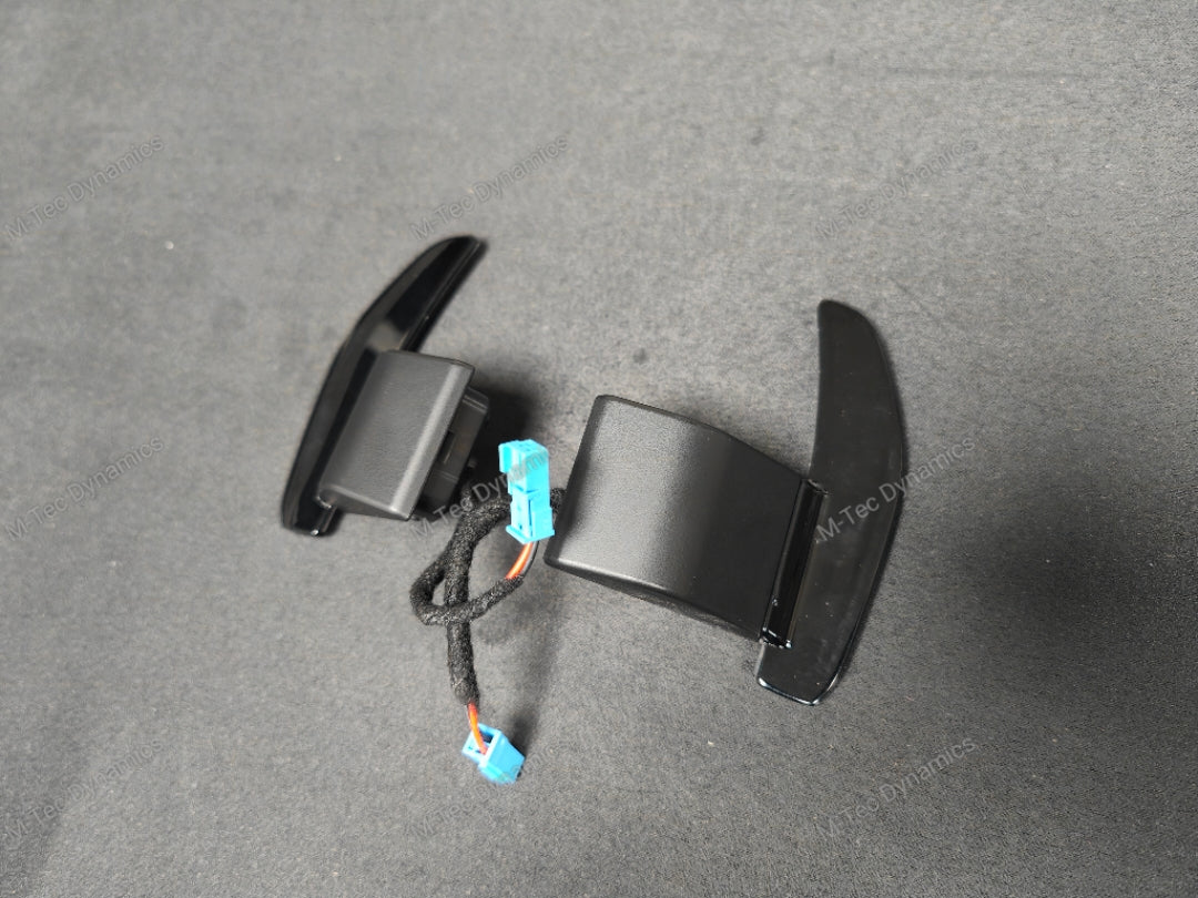 BMW F-SERIES ///M STEERING WHEEL PADDLE SHIFTERS - GLOSS BLACK - (F80 M3 F82 M4 M2 F30 F20 ETC)