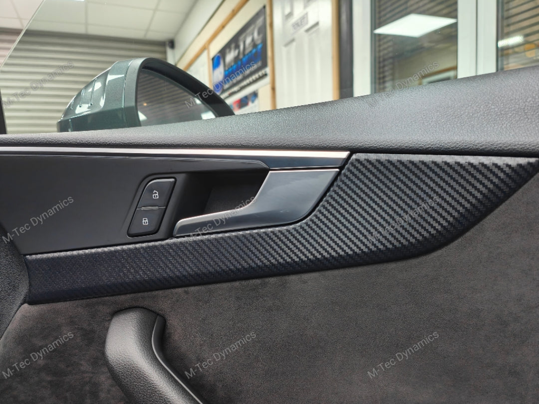 AUDI A5 - INTERIOR TRIM SET WRAPPING SERVICE - 3D CARBON