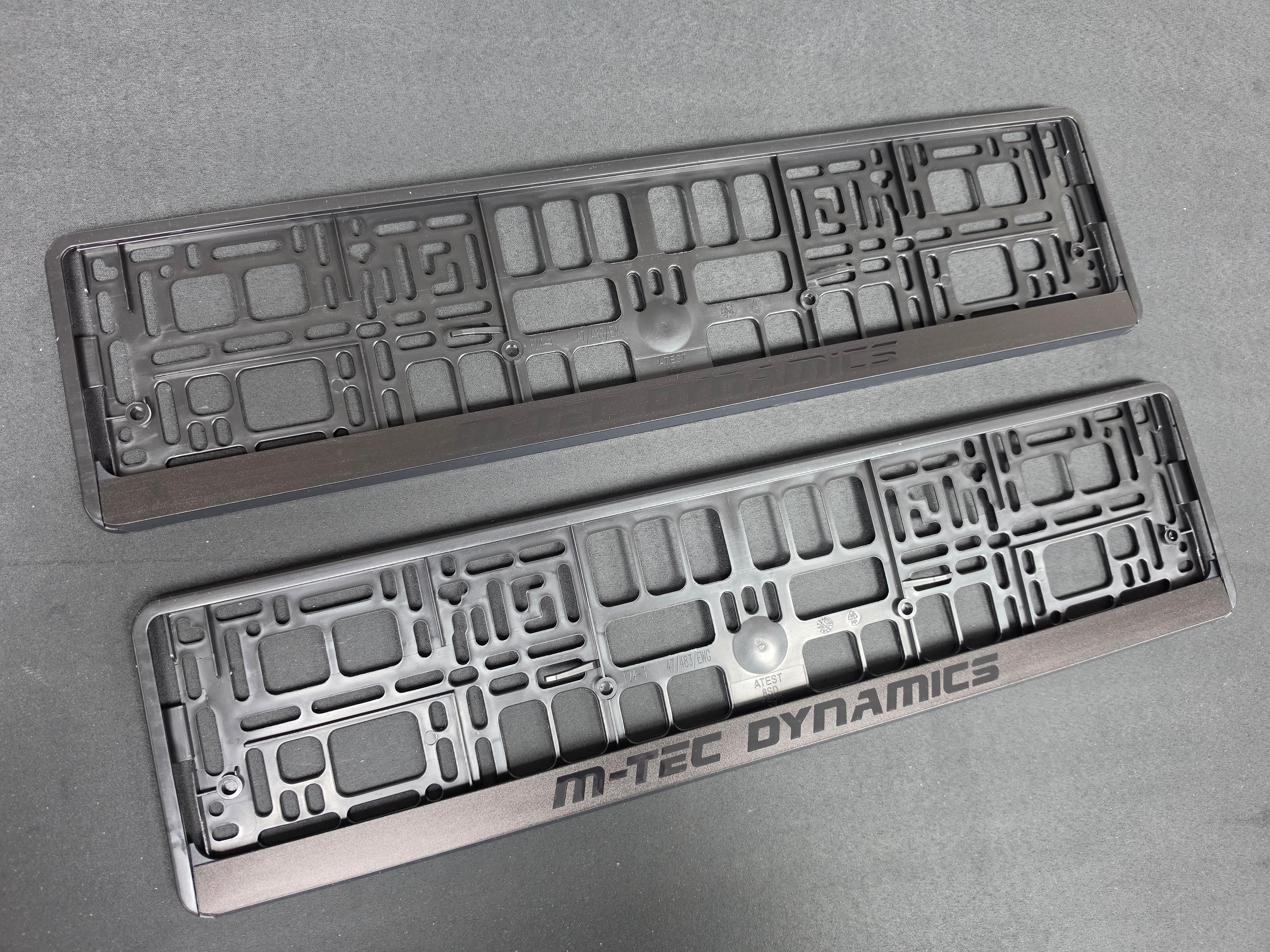M-TEC DYNAMICS - NUMBER PLATE HOLDERS (PAIR)