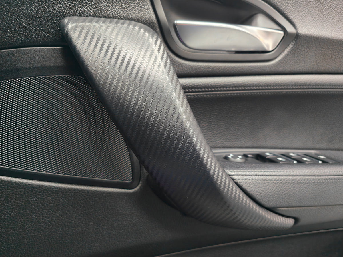 BMW F21 F22 LCI-2 INTERIOR TRIM SET - 3D CARBON / BLUE ACCENT