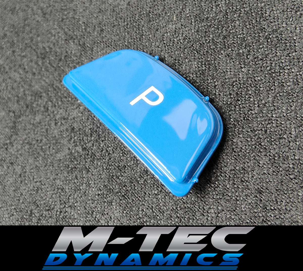 BMW F-SERIES BLUE P PARK GEAR SHIFTER INSERT BUTTON - 1/2/3/4/5 SERIES F1X F2X F3X F30 F32