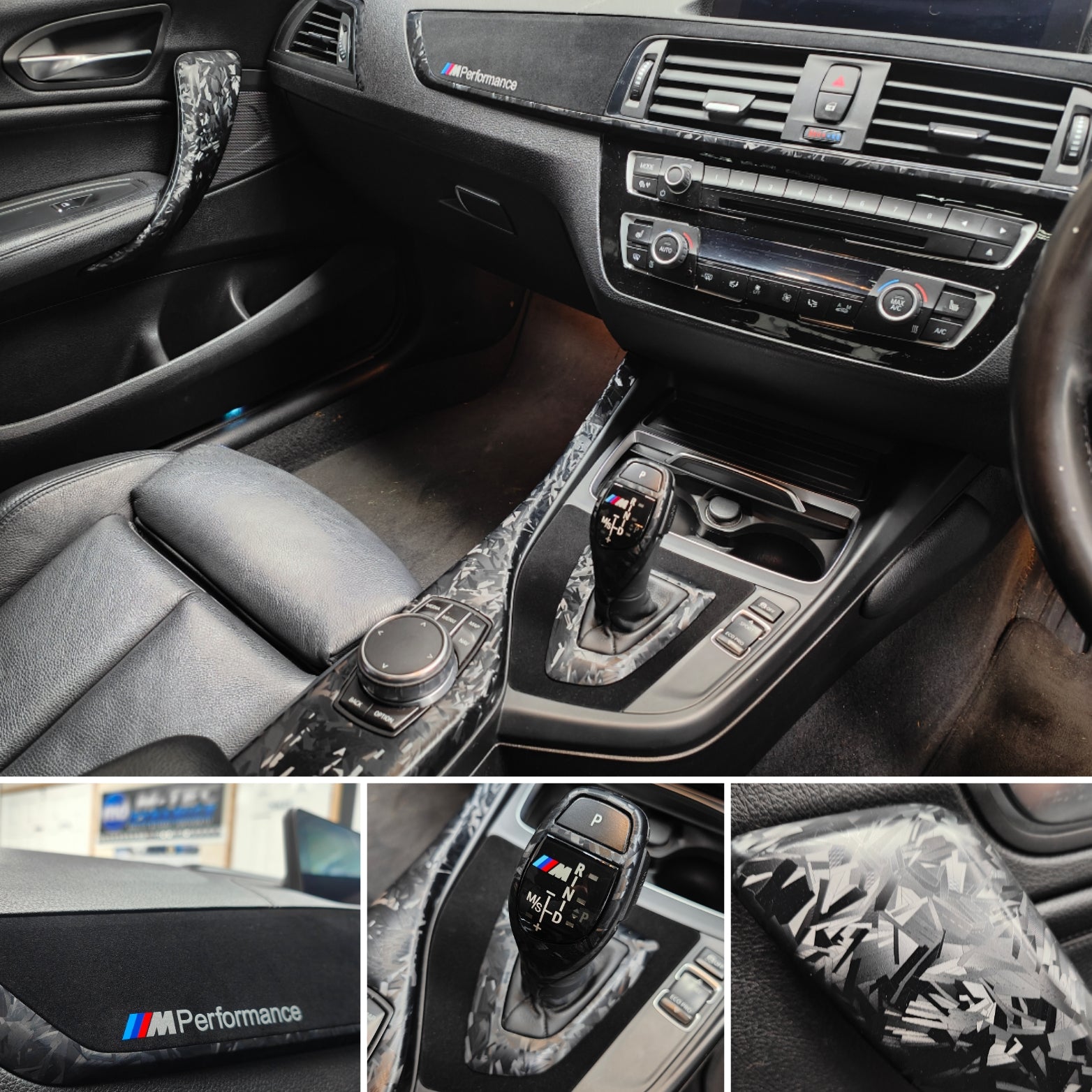 BMW F20 F21 F22 F23 LCI-2 CUSTOM INTERIOR TRIM SET - FORGED CARBON - WRAPPING SERVICE