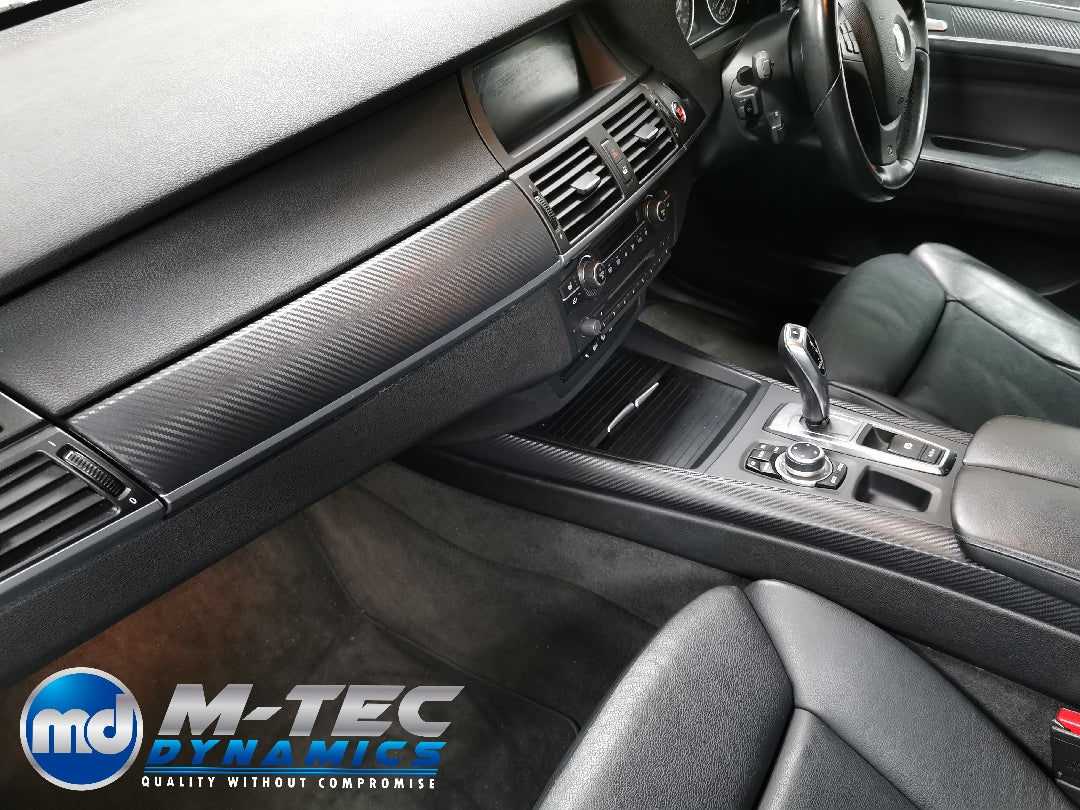BMW X5 E70 / X6 E71 INTERIOR WRAPPING SERVICE - SHADOW MATT GREY