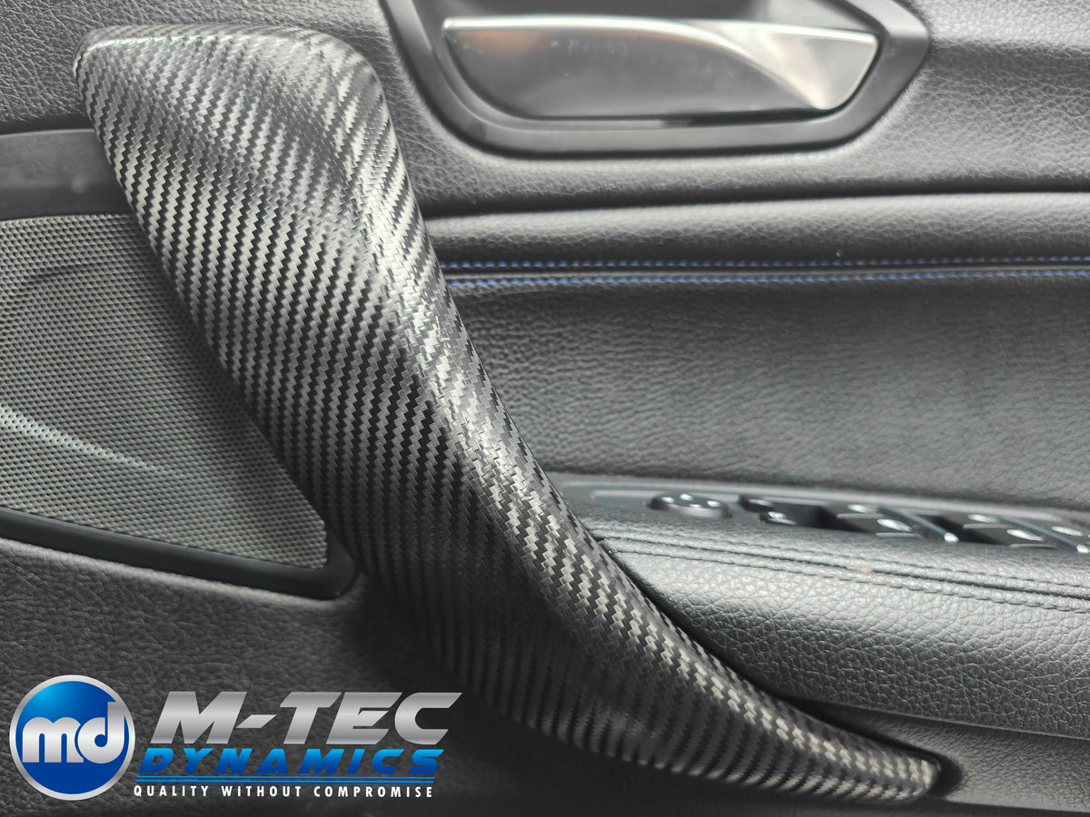 WRAPPING SERVICE - BMW F20 F21 F22 F23 LCI-2 PERFORMANCE STYLE INTERIOR TRIM SET - TEXTURED CARBON