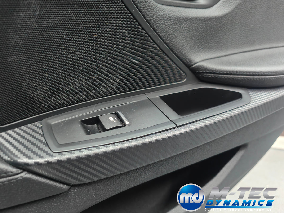 WRAPPING SERVICE - BMW 6-SERIES F06 GRAN COUPE INTERIOR TRIM SET - 3D CARBON