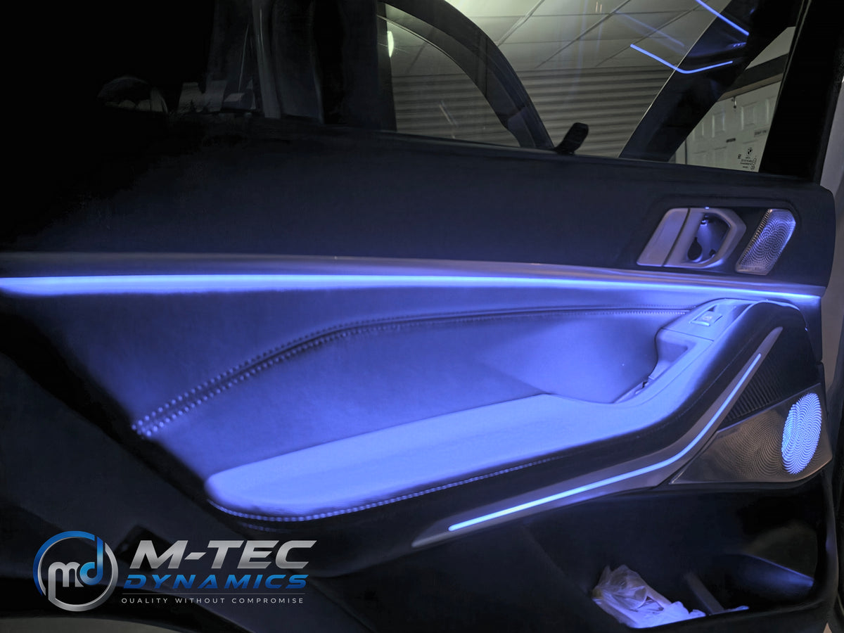 BMW X5 G05 DOOR PANEL AMBIENT LIGHTING STRIP UPGRADE (INC.FITTING)