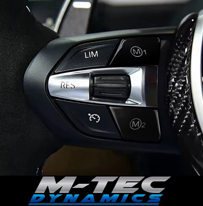 BMW F-SERIES GLOSS BLACK STEERING WHEEL BUTTONS M1 M2 - F2X F3X X5M X6M F8X M3 M4 M5 M6