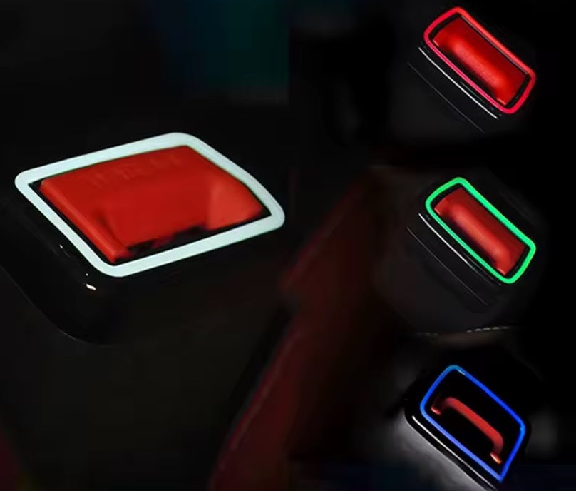 BMW LED SEAT BELT BUCKLE LED AMBIENT LIGHTING (15 COLOURS) - 1 2 3 4 5 6 GT 7 8 X Series G20 G30 G05 G06 G07 G01 G80 i3 i4 M3 M4