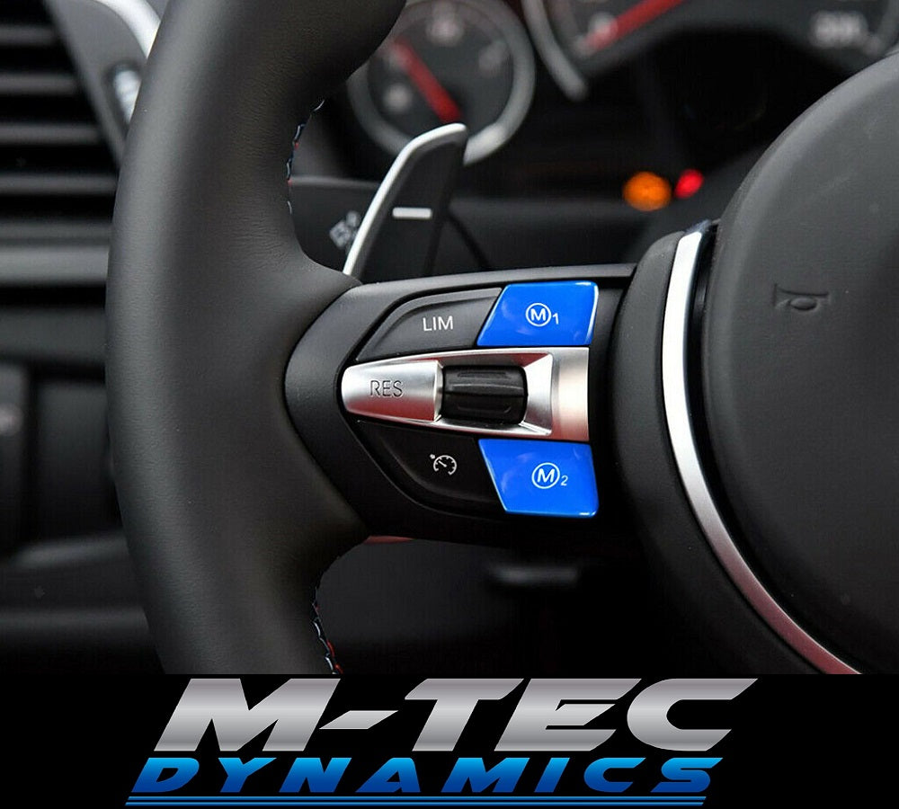 BMW F-SERIES BLUE STEERING WHEEL BUTTONS M1 M2 - F2X F3X X5M X6M F8X M3 M4 M5 M6 F30 F32 F80 F82