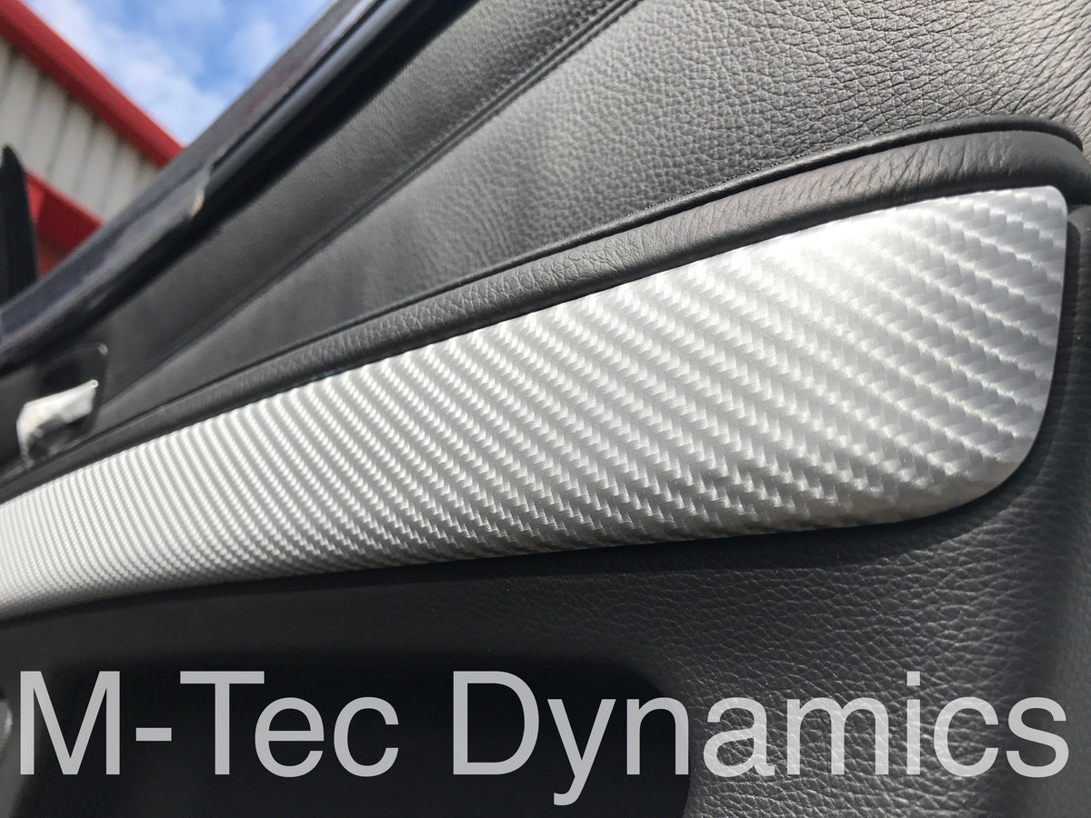 WRAPPING SERVICE - BMW E90 E91 E92 E93 INTERIOR TRIM SET - SILVER 4D CARBON