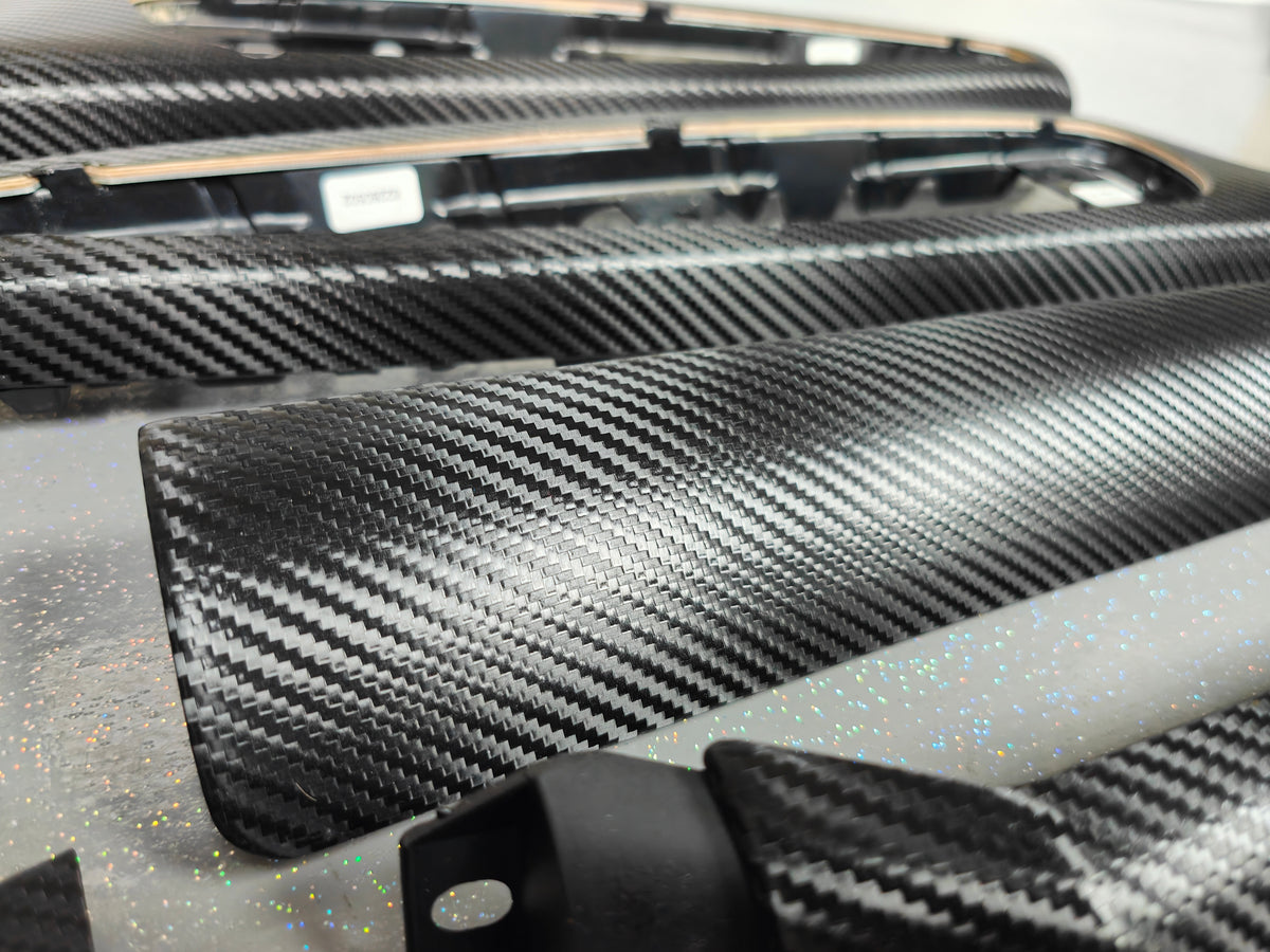 BMW E46 CONVERTIBLE INTERIOR TRIM SET - TEXTURED CARBON