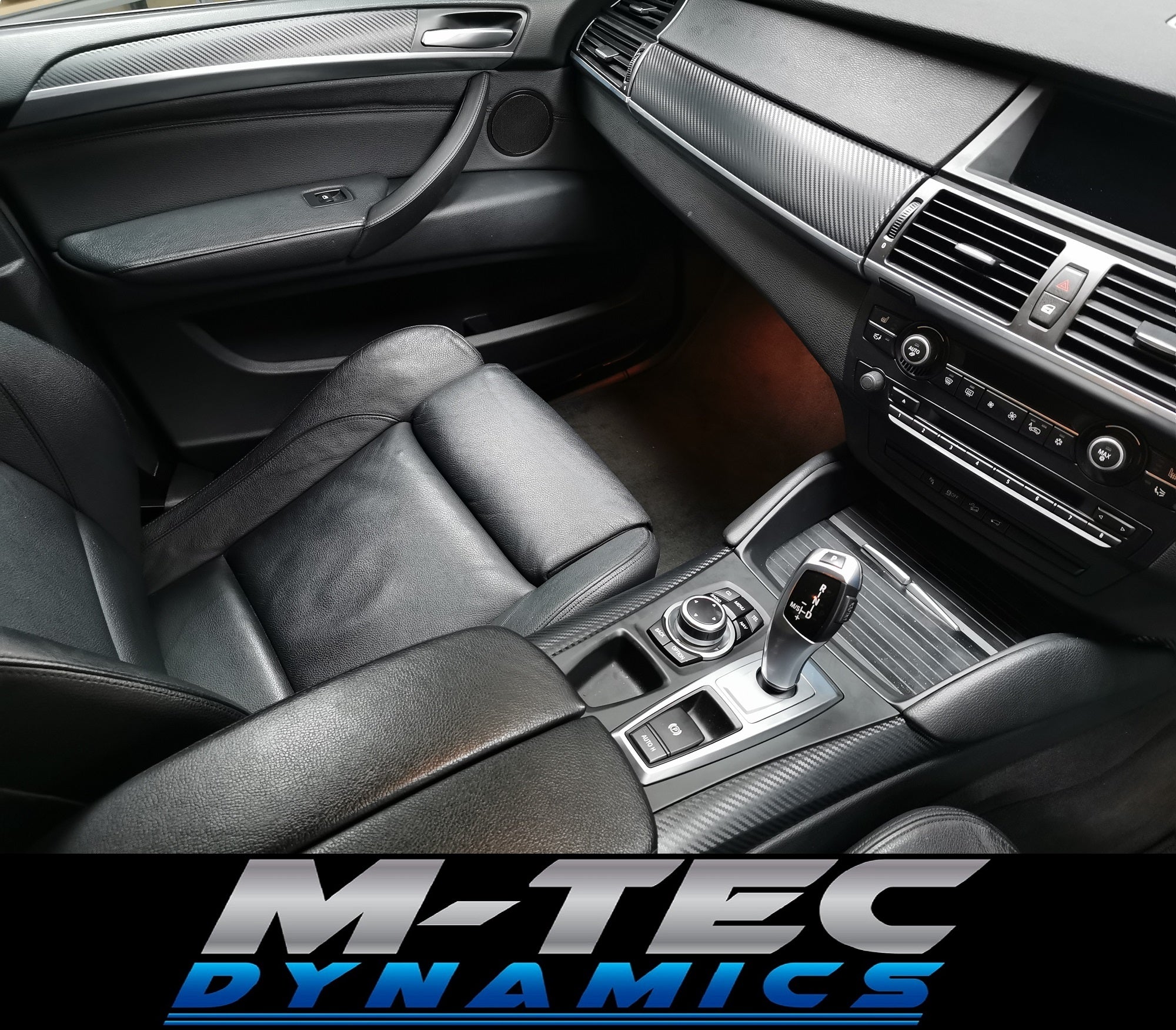 BMW X6 E71 INTERIOR WRAPPING SERVICE - 3D CARBON – M-Tec Dynamics