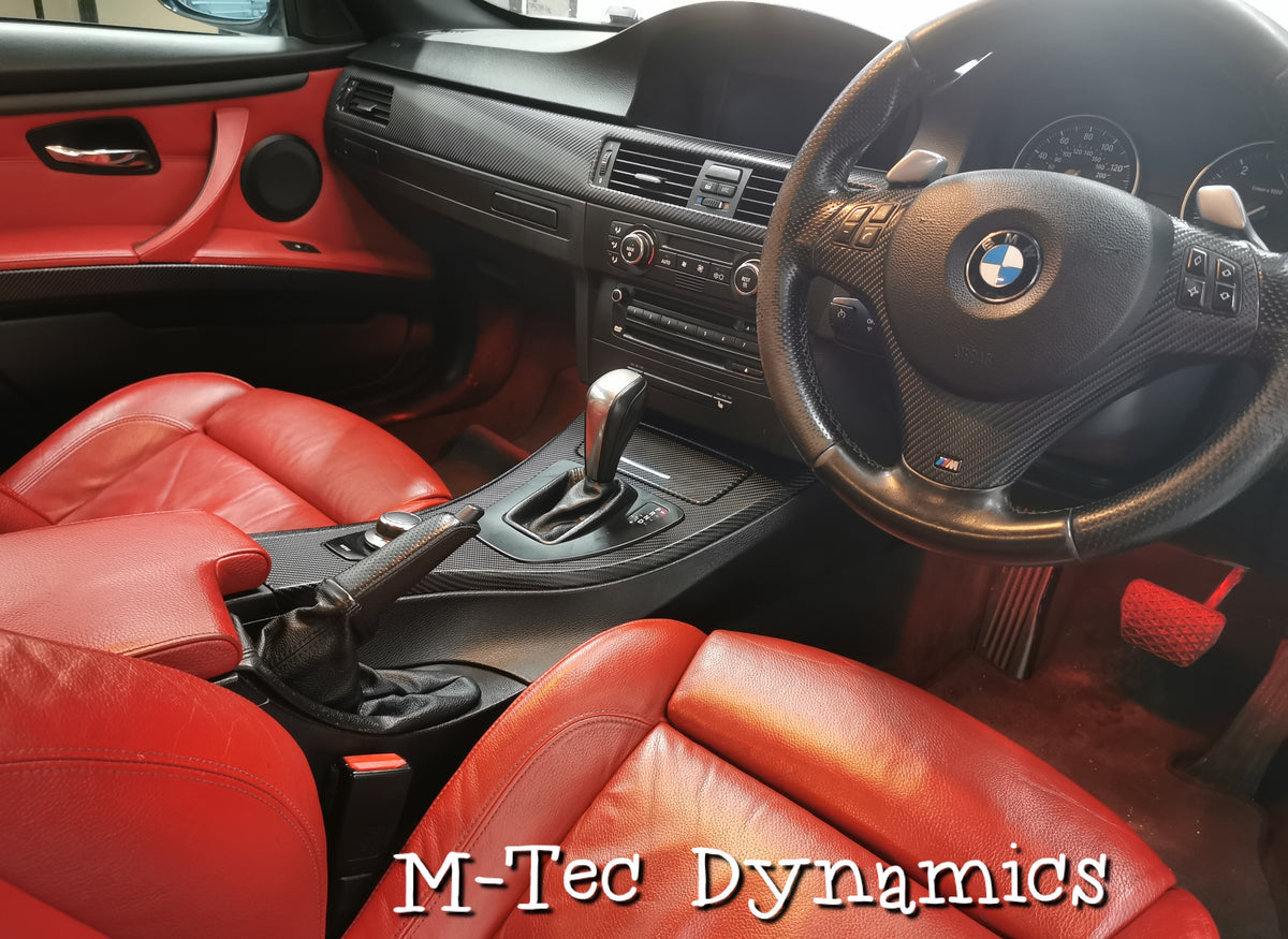 BMW E92 COUPE INTERIOR TRIM SET - BLACK 4D CARBON - CCC I-DRIVE