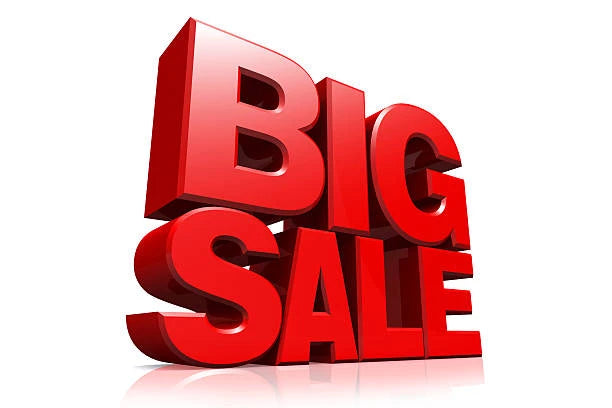 WE'RE HAVING A SALE
