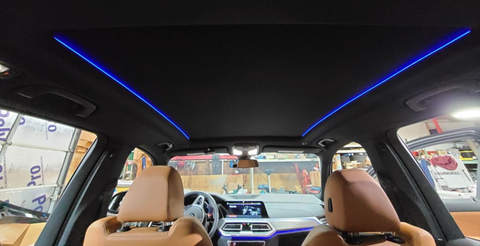 BMW X5 G05 PANORAMIC SUNROOF LED AMBIENT LIGHTING UPGRADE (INC.FITTING)