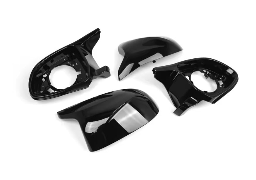 BMW ///M STYLE 4PC GLOSS BLACK WING MIRROR RETROFIT - G01 X3 / G02 X2 / G05 X5 / G06 X6