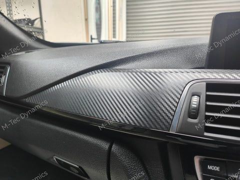 WRAPPING SERVICE - BMW F33 / F83 CONVERTIBLE INTERIOR TRIM SET - 3D CARBON