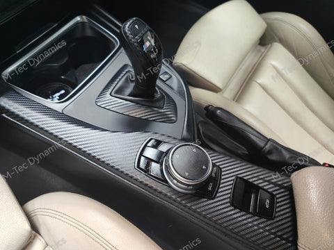 BMW F33 CONVERTIBLE LCI INTERIOR TRIM SET - 3D CARBON / BLACK ACCENT