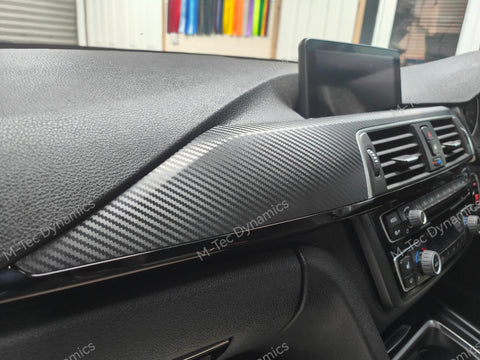 WRAPPING SERVICE - BMW F33 / F83 CONVERTIBLE INTERIOR TRIM SET - 3D CARBON
