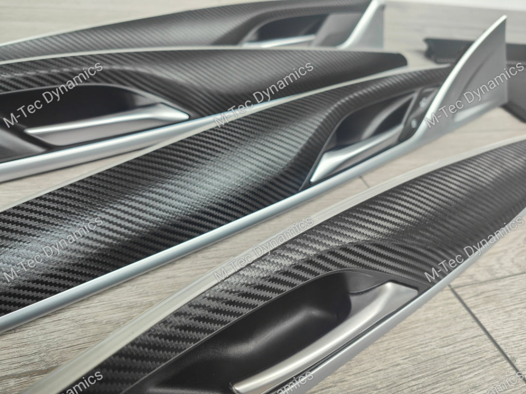 BMW G30 G31 INTERIOR TRIM SET - TEXTURED BLACK CARBON