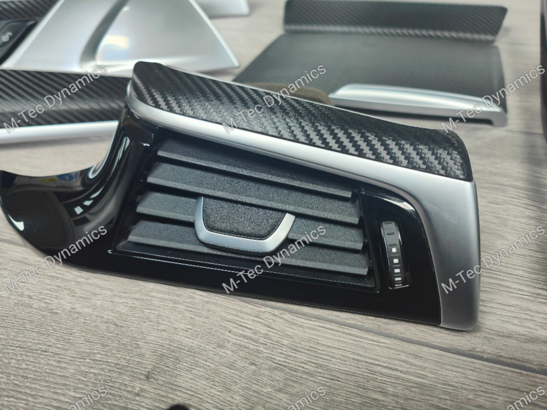 BMW G30 G31 INTERIOR TRIM SET - TEXTURED BLACK CARBON