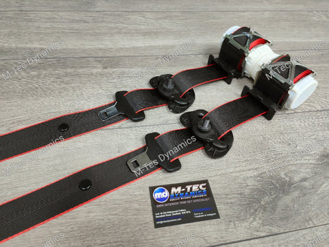 BMW 1-SERIES F20 5DR HATCH - FRONT SEAT BELT SET (RED EDGE)