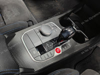 WRAPPING SERVICE - BMW F40 / F44 CENTRE CONSOLE TRIM - TEXTURED BLACK CARBON (MTD-TEX)