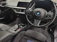 WRAPPING SERVICE - BMW F40 / F44 STEERING WHEEL FASCIA TRIM - TEXTURED BLACK CARBON