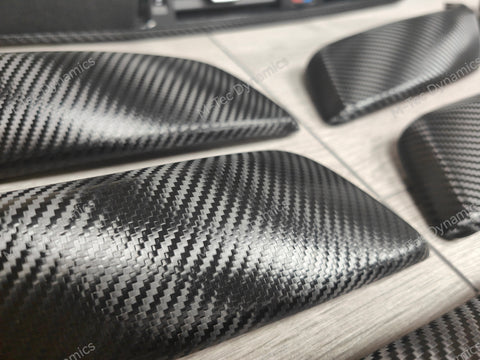 BMW F20 F21 F22 F23 LCI-2 PERFORMANCE STYLE INTERIOR TRIM SET - DEEP TEXTURED GLOSSY CARBON (MTD-TEX) - WRAPPING SERVICE