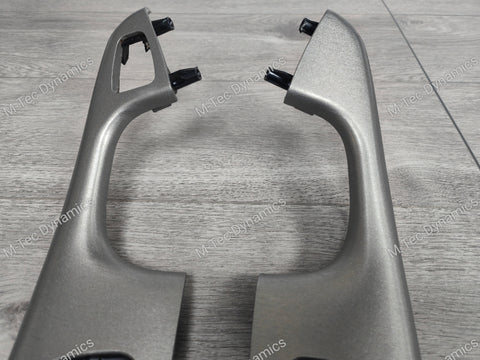 BMW E46 CONVERTIBLE INTERIOR TRIM SET - GREY BRUSHED ALUMINIUM