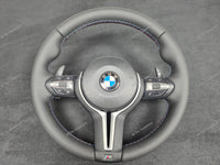 BMW X-SERIES NAPPA LEATHER TRI-STITCH STEERING WHEEL - X3 F25 / X4 F26 / X5 F15 / X6 F16