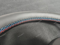 BMW X-SERIES NAPPA LEATHER TRI-STITCH / ALCANTARA STEERING WHEEL -  X3 F25 / X4 F26 / X5 F15 / X6 F16