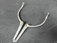 BMW F-SERIES ///M SILVER STEERING WHEEL TRIM - 2/3/4/5 SERIES M2 M3 M4 M5 M6