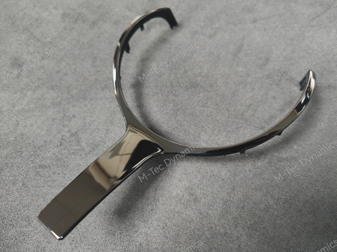 BMW F-SERIES GLOSS BLACK M-SPORT STEERING WHEEL TRIM - 1/2/3/4/5 SERIES F1X F2X F3X