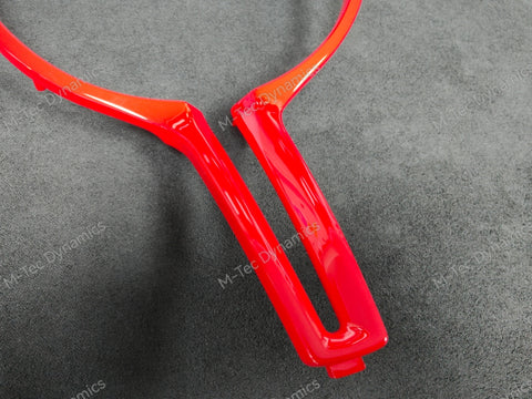 BMW F-SERIES ///M RED STEERING WHEEL TRIM - 2/3/4/5 SERIES M2 M3 M4 M5 M6