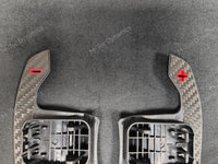 BMW F/G-SERIES BMW CARBON FIBRE STYLE RED STEERING WHEEL PADDLE SHIFTERS - (F80 M3 F82 F83 M4 M2 F30 G20 G80)