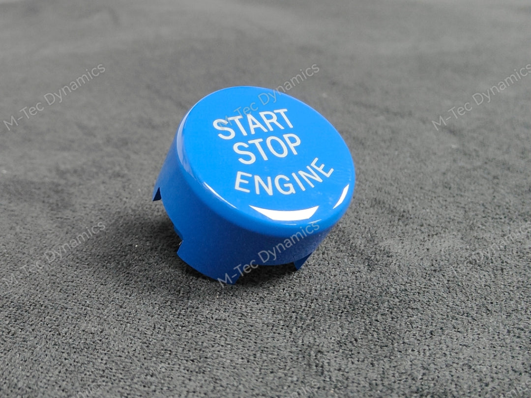 BMW F-SERIES BLUE ENGINE START BUTTON - 1/2/3/4/5/6 SERIES F2X F3X F8X M3 M4 M5 F30 F32 F80 F82