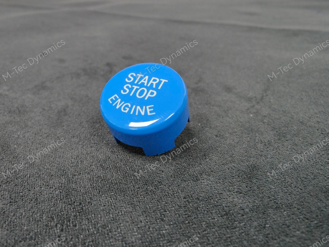 BMW F-SERIES BLUE ENGINE START BUTTON - 1/2/3/4/5/6 SERIES F2X F3X F8X M3 M4 M5 M6 F30 F32 F80 F82