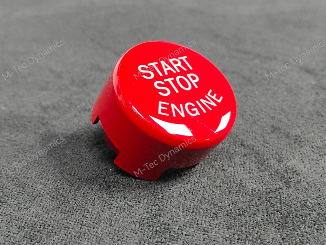 BMW F-SERIES RED ENGINE START BUTTON - 1/2/3/4/5/6 SERIES - F2X F3X F8X M3 M4 M5 M6 F30 F32 F80 F82