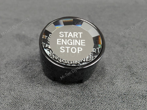 BMW F-SERIES BLACK (CRYSTAL) ENGINE START BUTTON - 1/2/3/4/5/6 SERIES - F2X F3X F8X M3 M4 M5 M6