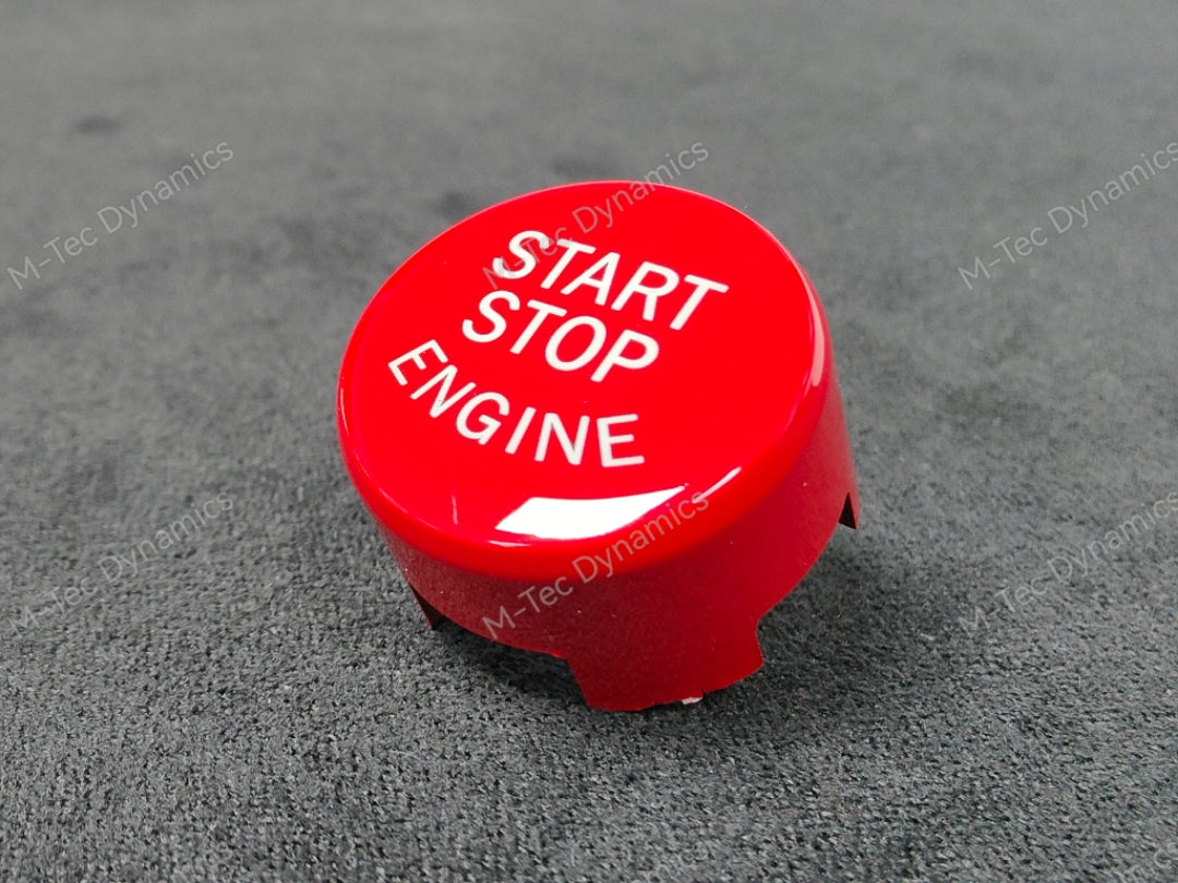 BMW F-SERIES RED ENGINE START BUTTON - 1/2/3/4/5/6 SERIES - F2X F3X F8X M3 M4 M5 M6 F30 F32 F80 F82