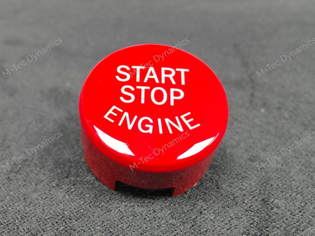 BMW F-SERIES RED ENGINE START BUTTON - 1/2/3/4/5/6 SERIES - F2X F3X F8X M3 M4 M5 M6 F30 F32 F80 F82