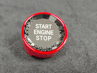 BMW F-SERIES RED (CRYSTAL) ENGINE START BUTTON - 1/2/3/4/5/6 SERIES - F2X F3X F8X M3 M4 M5 M6 F30 F32 F80 F82