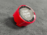 BMW F-SERIES RED (CRYSTAL) ENGINE START BUTTON - 1/2/3/4/5/6 SERIES - F2X F3X F8X M3 M4 M5 M6 F30 F32 F80 F82