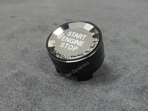 BMW F-SERIES BLACK (CRYSTAL) ENGINE START BUTTON - 1/2/3/4/5/6 SERIES - F2X F3X F8X M3 M4 M5 M6